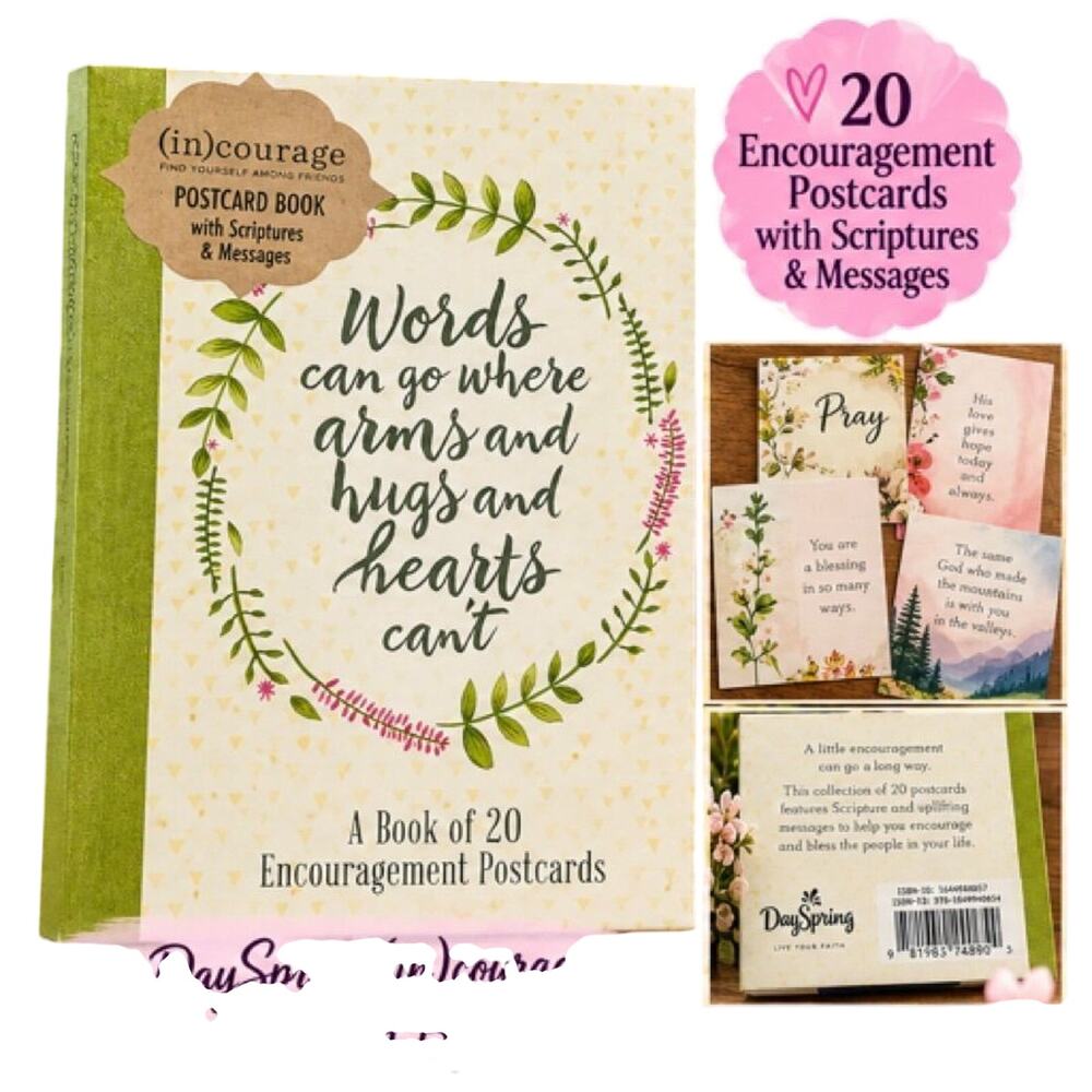 DaySpring (in)courage Postcard Book with Scriptures & Messages
